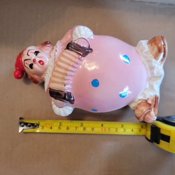Vintage Clown Bank ~ 1960s? Japan ~ Cute & Kitschy! ~ Fun Décor Item ~ VGUC - Picture 12 of 16